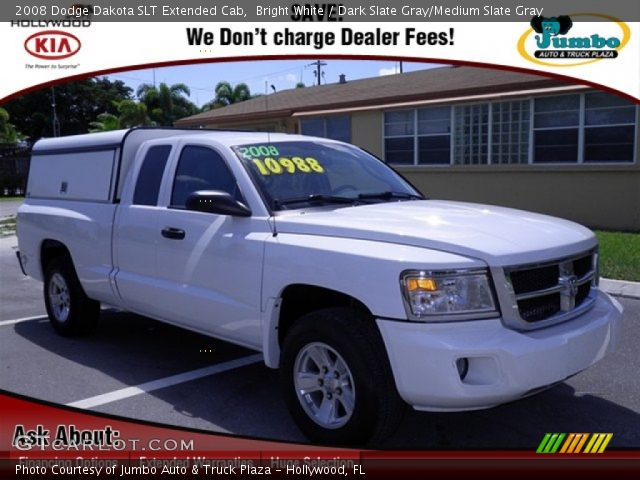 2008 Dodge Dakota SLT Extended Cab in Bright White