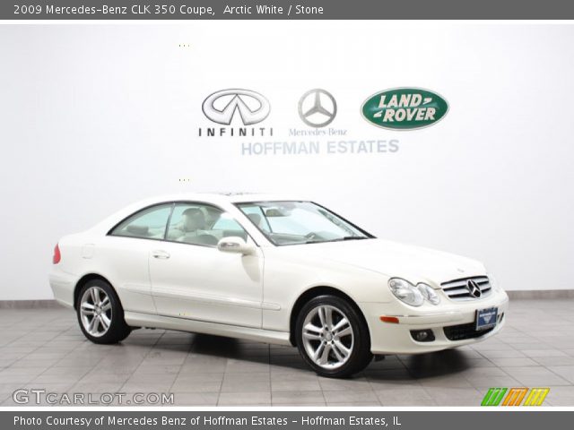 2009 Mercedes-Benz CLK 350 Coupe in Arctic White