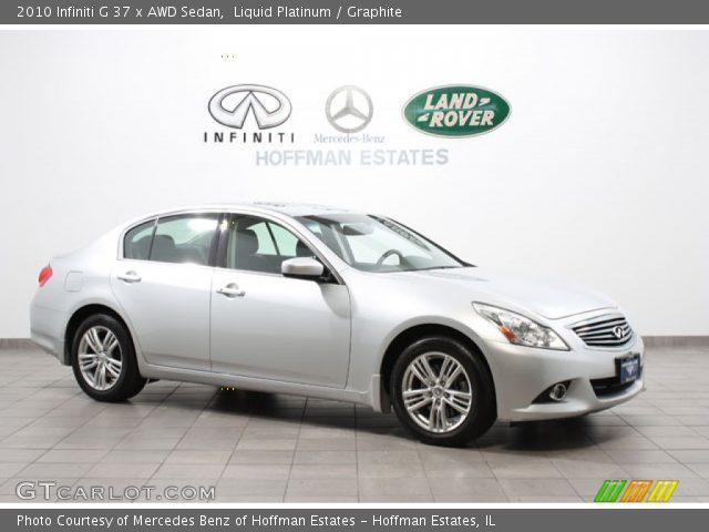 2010 Infiniti G 37 x AWD Sedan in Liquid Platinum