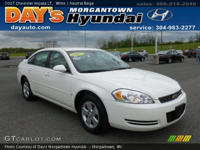 2007 Chevrolet Impala LT in White