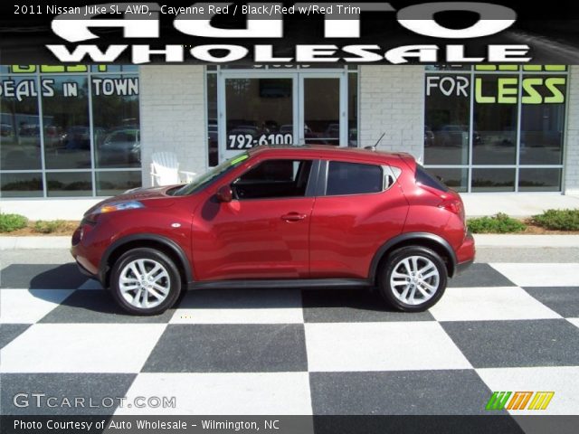 2011 Nissan Juke SL AWD in Cayenne Red