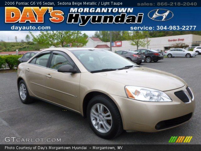2006 Pontiac G6 V6 Sedan in Sedona Beige Metallic