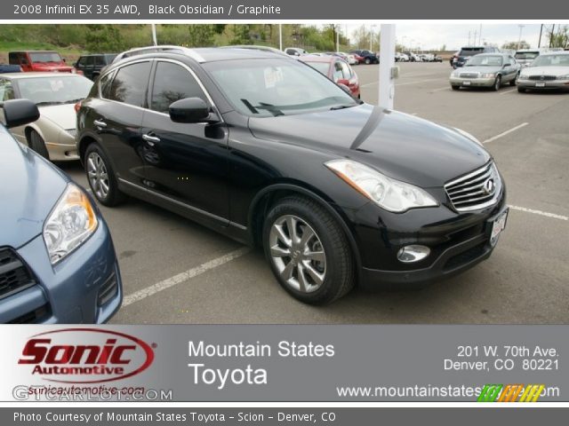 2008 Infiniti EX 35 AWD in Black Obsidian