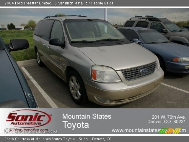 2004 Ford Freestar Limited in Silver Birch Metallic