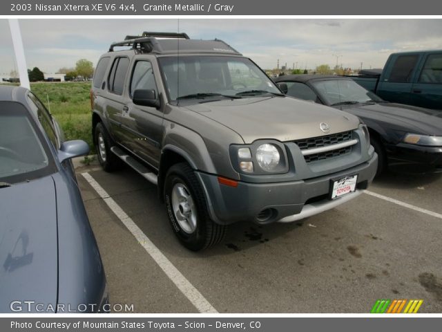 2003 Nissan Xterra XE V6 4x4 in Granite Metallic