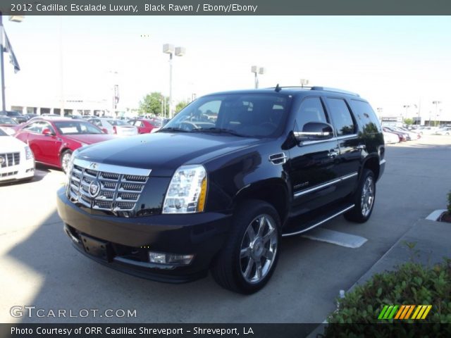 2012 Cadillac Escalade Luxury in Black Raven