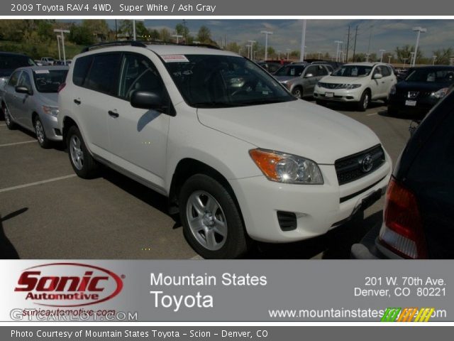 2009 Toyota RAV4 4WD in Super White