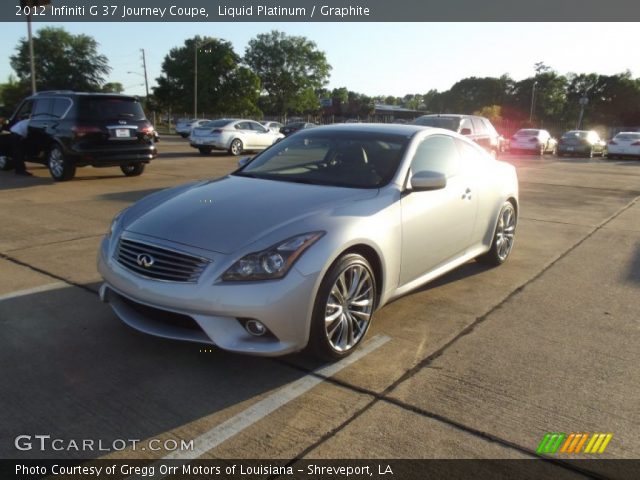 2012 Infiniti G 37 Journey Coupe in Liquid Platinum