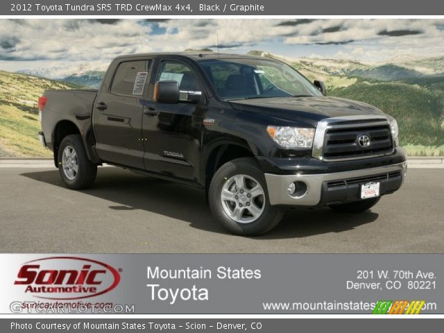 2012 Toyota Tundra SR5 TRD CrewMax 4x4 in Black