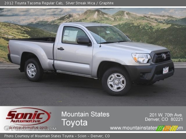 2012 Toyota Tacoma Regular Cab in Silver Streak Mica