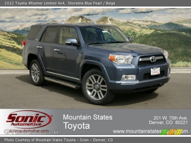 2012 Toyota 4Runner Limited 4x4 in Shoreline Blue Pearl