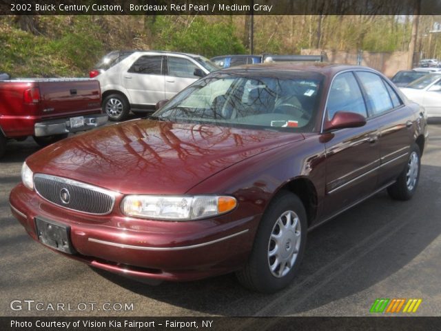 2002 Buick Century Custom in Bordeaux Red Pearl