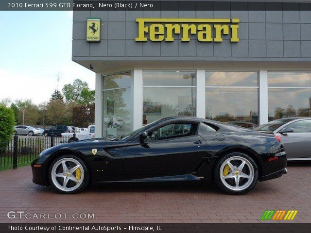 2010 Ferrari 599 GTB Fiorano  in Nero (Black)