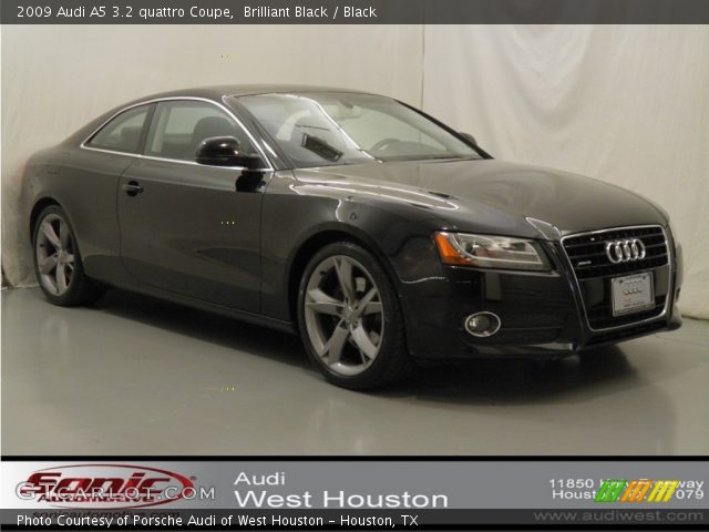 2009 Audi A5 3.2 quattro Coupe in Brilliant Black