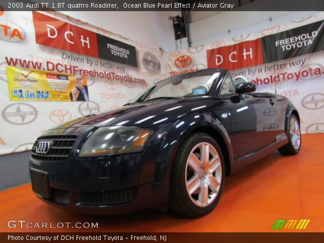 2003 Audi TT 1.8T quattro Roadster in Ocean Blue Pearl Effect