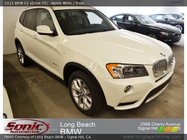 2013 BMW X3 xDrive 35i in Alpine White