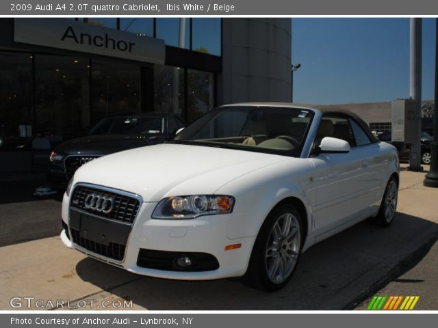 2009 Audi A4 2.0T quattro Cabriolet in Ibis White