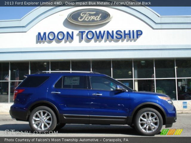 2013 Ford Explorer Limited 4WD in Deep Impact Blue Metallic