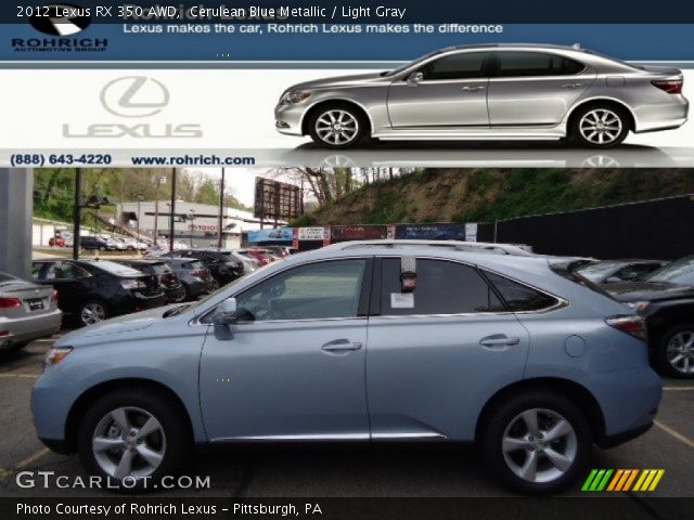 2012 Lexus RX 350 AWD in Cerulean Blue Metallic