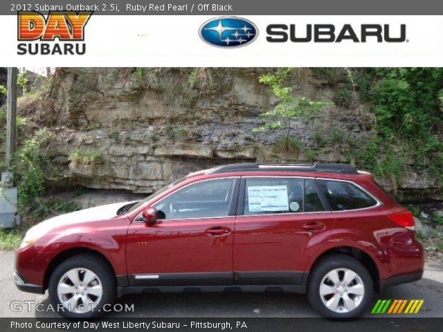 2012 Subaru Outback 2.5i in Ruby Red Pearl