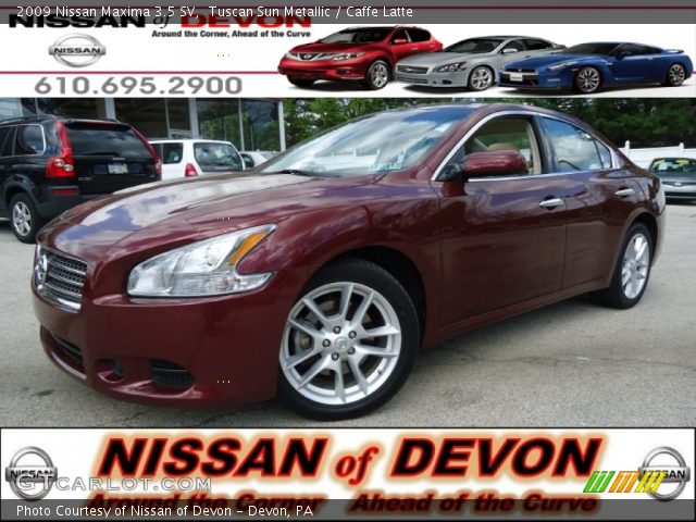 2009 Nissan Maxima 3.5 SV in Tuscan Sun Metallic