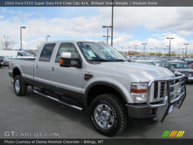 2009 Ford F350 Super Duty FX4 Crew Cab 4x4 in Brilliant Silver Metallic
