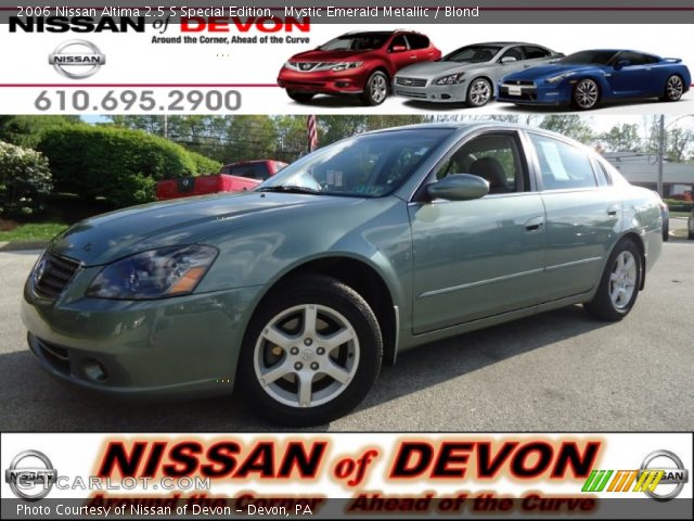 2006 Nissan Altima 2.5 S Special Edition in Mystic Emerald Metallic