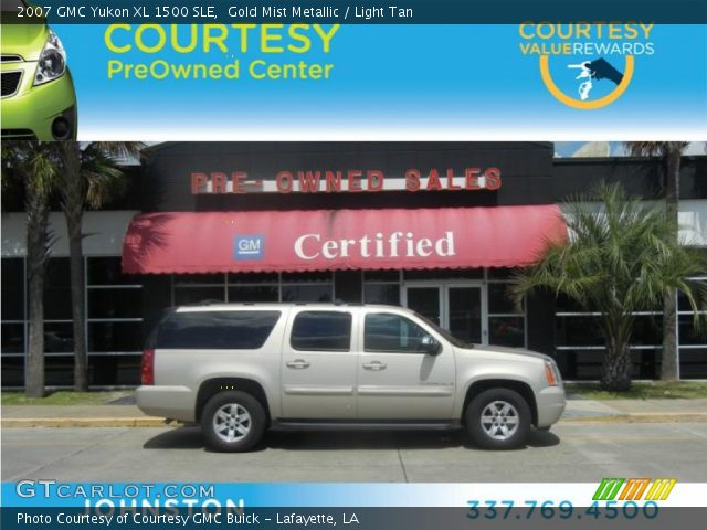 2007 GMC Yukon XL 1500 SLE in Gold Mist Metallic