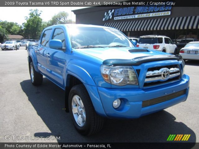 2009 Toyota Tacoma V6 TRD Sport Double Cab 4x4 in Speedway Blue Metallic