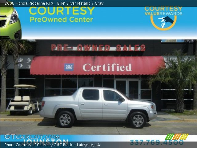 2008 Honda Ridgeline RTX in Billet Silver Metallic