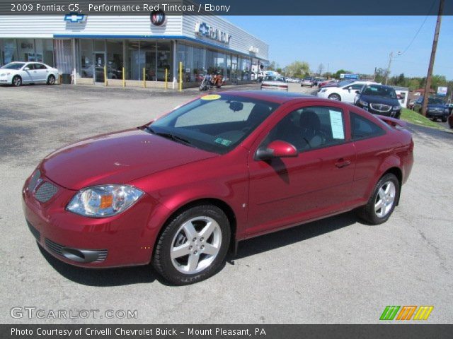 2009 Pontiac G5  in Performance Red Tintcoat