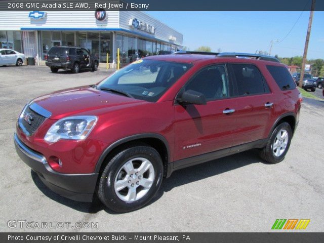 2008 GMC Acadia SLE AWD in Red Jewel
