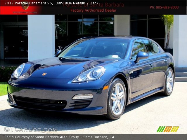 2012 Porsche Panamera V6 in Dark Blue Metallic