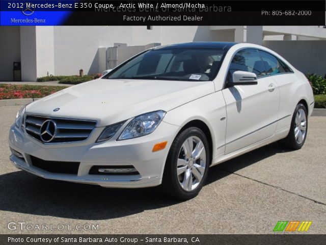 2012 Mercedes-Benz E 350 Coupe in Arctic White
