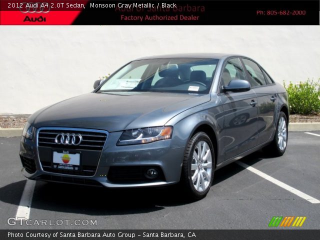 2012 Audi A4 2.0T Sedan in Monsoon Gray Metallic