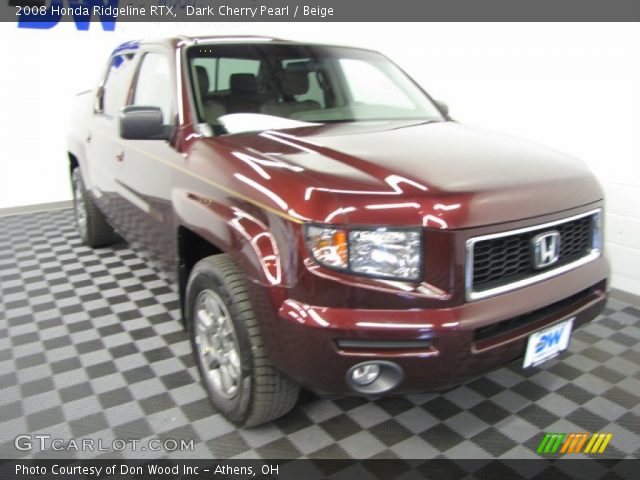 2008 Honda Ridgeline RTX in Dark Cherry Pearl
