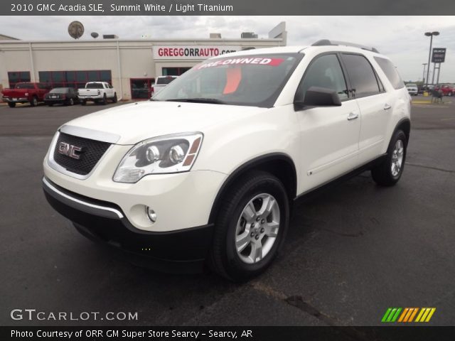 2010 GMC Acadia SLE in Summit White