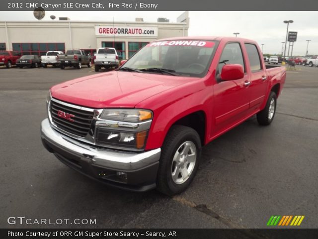 2012 GMC Canyon SLE Crew Cab in Fire Red