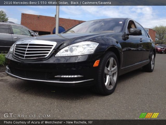 2010 Mercedes-Benz S 550 4Matic Sedan in Black