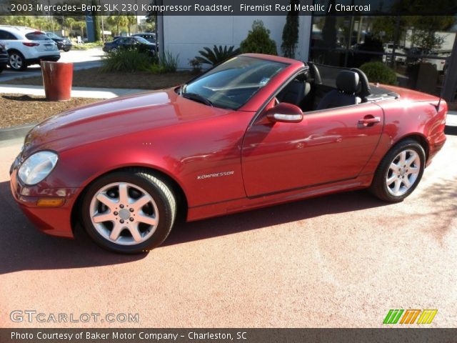 2003 Mercedes-Benz SLK 230 Kompressor Roadster in Firemist Red Metallic