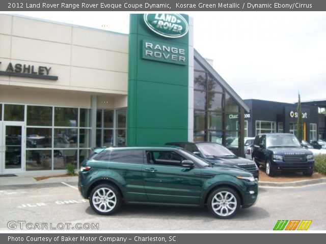 2012 Land Rover Range Rover Evoque Coupe Dynamic in Kosrae Green Metallic
