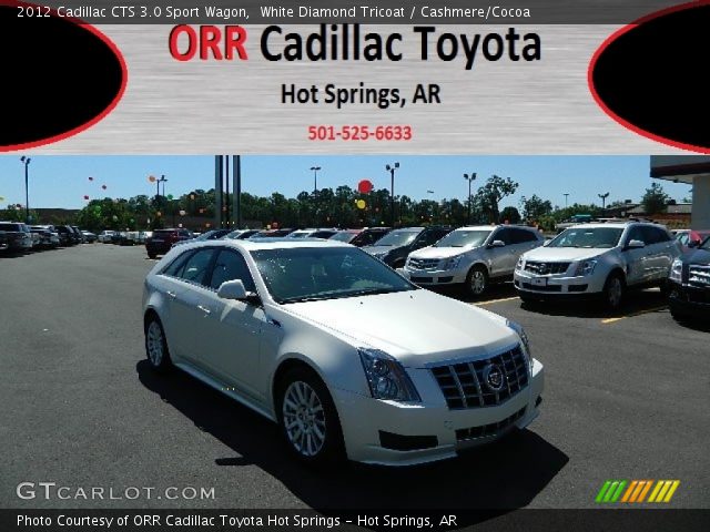 2012 Cadillac CTS 3.0 Sport Wagon in White Diamond Tricoat