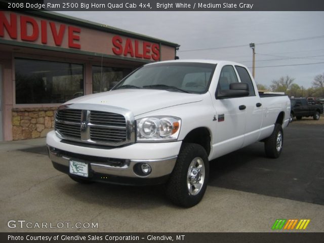 2008 Dodge Ram 2500 Big Horn Quad Cab 4x4 in Bright White