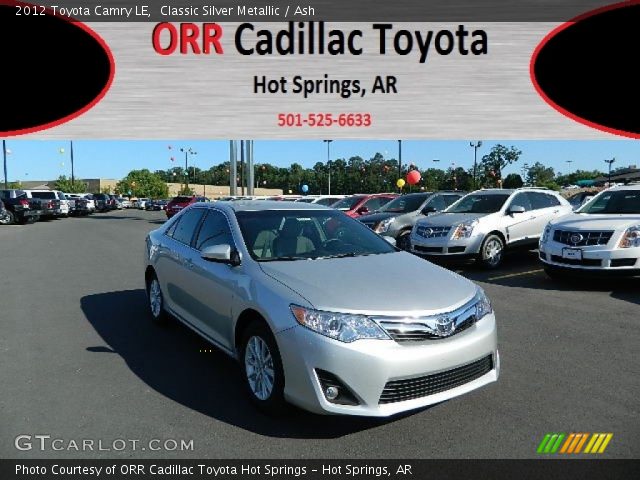 2012 Toyota Camry LE in Classic Silver Metallic