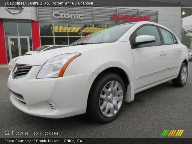 2012 Nissan Sentra 2.0 S in Aspen White