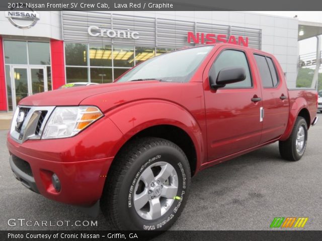 2012 Nissan Frontier SV Crew Cab in Lava Red
