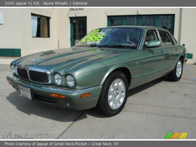 Alpine Metallic 2000 Jaguar Xj Xj8 Oatmeal Interior