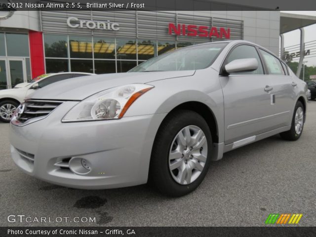 2012 Nissan Altima 2.5 S in Brilliant Silver