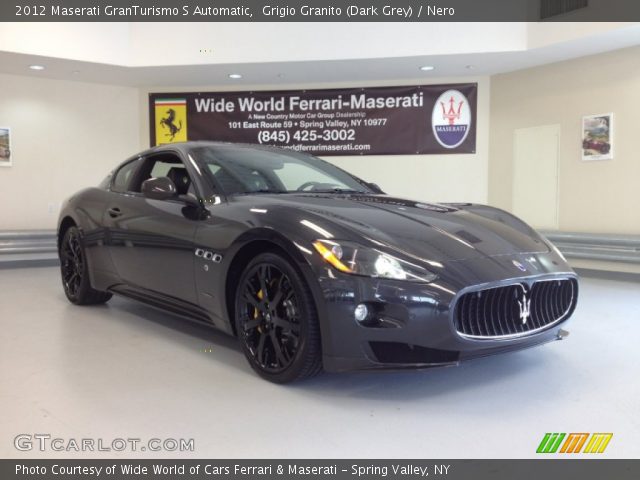 2012 Maserati GranTurismo S Automatic in Grigio Granito (Dark Grey)