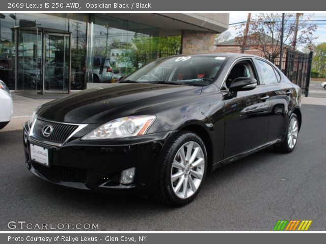 2009 Lexus IS 250 AWD in Obsidian Black